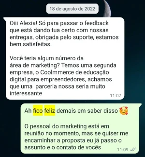 Opinião whatsapp